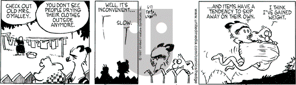 Over the Hedge on Tuesday June 17, 1997 Comic Strip