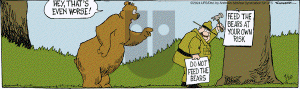 The Grizzwells - Saturday April 20, 2024 Comic Strip