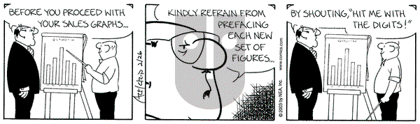 The Born Loser on Wednesday February 26, 2003 Comic Strip