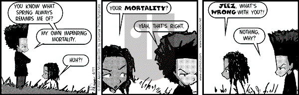 The Boondocks on Thursday November 12, 2009 Comic Strip