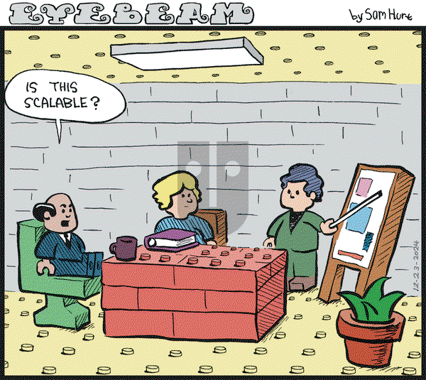 Eyebeam on Monday December 23, 2024 Comic Strip