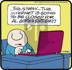 Ziggy on Saturday March 18, 2017 Comic Strip