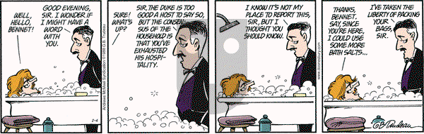 Doonesbury on Saturday February 4, 2017 Comic Strip