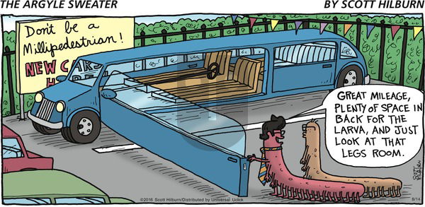 The Argyle Sweater on Sunday August 14, 2016 Comic Strip
