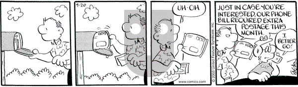 Drabble on Saturday September 20, 2003 Comic Strip