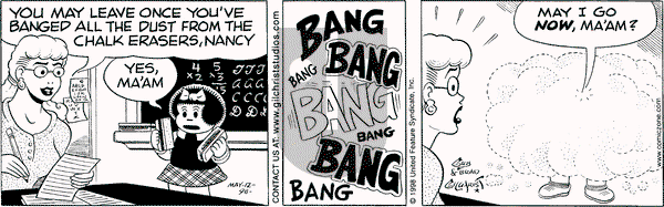 Nancy on Tuesday May 12, 1998 Comic Strip