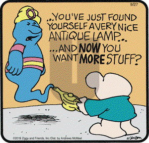 Ziggy on Friday September 27, 2019 Comic Strip