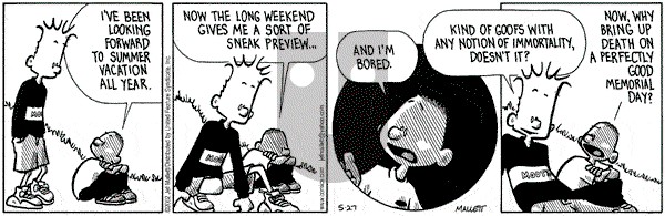 Frazz on Monday May 27, 2002 Comic Strip