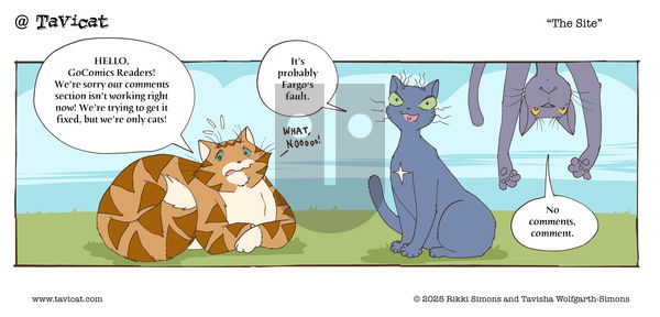 @Tavicat on Thursday April 10, 2025 Comic Strip