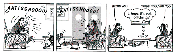 Fred Basset on Monday March 3, 2003 Comic Strip