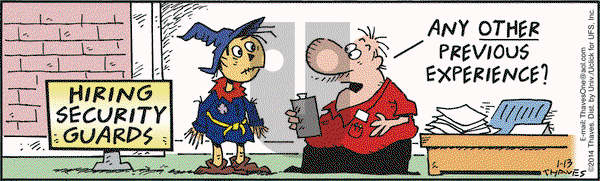 Frank and Ernest on Monday January 13, 2014 Comic Strip