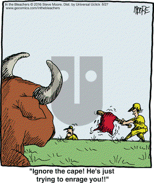 In the Bleachers on Saturday August 27, 2016 Comic Strip