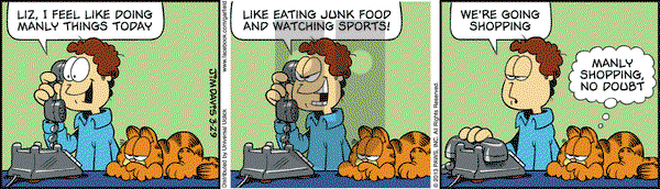 Garfield on Friday March 29, 2013 Comic Strip