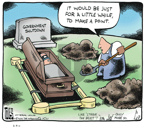 Tom Toles on Wednesday February 9, 2011 Comic Strip