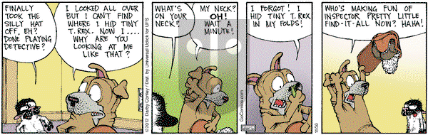 Get Fuzzy on Friday November 30, 2012 Comic Strip