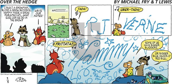 Over the Hedge on Sunday March 5, 2017 Comic Strip
