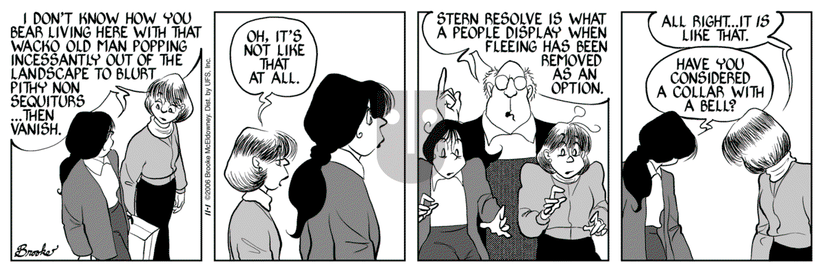 9 Chickweed Lane - Wednesday November 1, 2006 Comic Strip