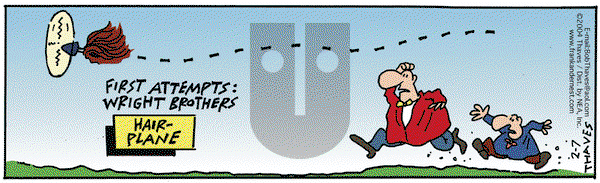 Frank and Ernest on Monday February 23, 2004 Comic Strip