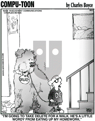 Compu-toon on Wednesday August 3, 2011 Comic Strip