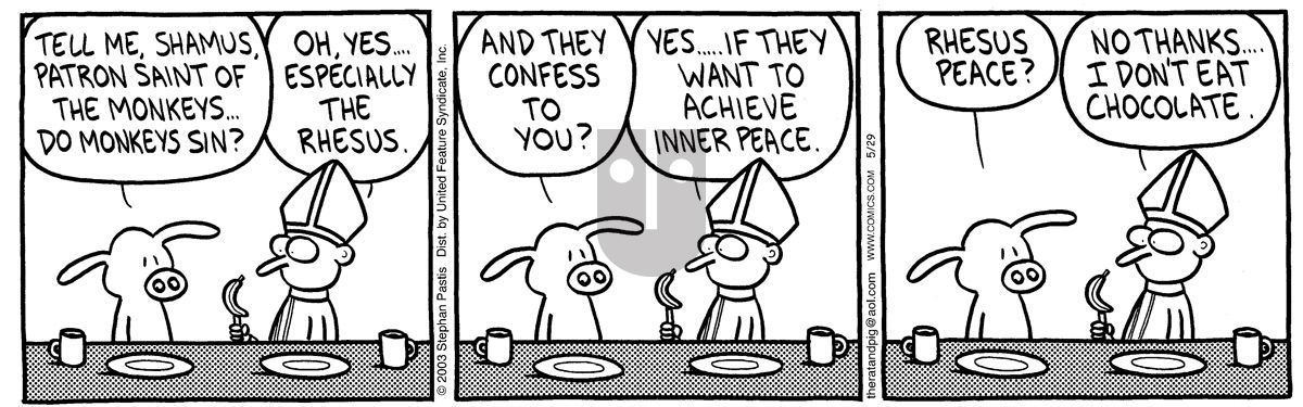 Pearls Before Swine - Thursday May 29, 2003 Comic Strip
