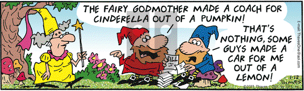 Frank and Ernest on Wednesday January 12, 2011 Comic Strip