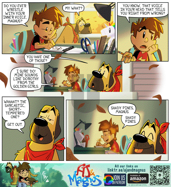 AJ and Magnus on Tuesday February 20, 2024 Comic Strip