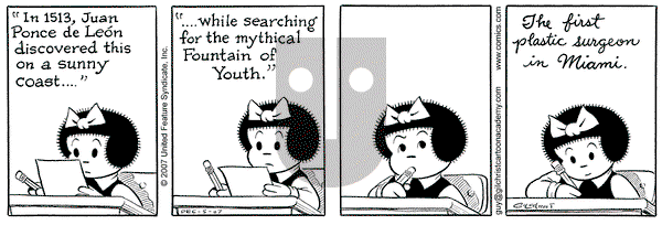 Nancy on Wednesday December 5, 2007 Comic Strip