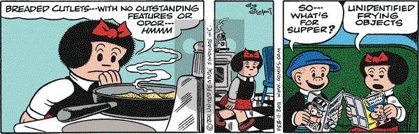 Nancy on Friday February 11, 2011 Comic Strip