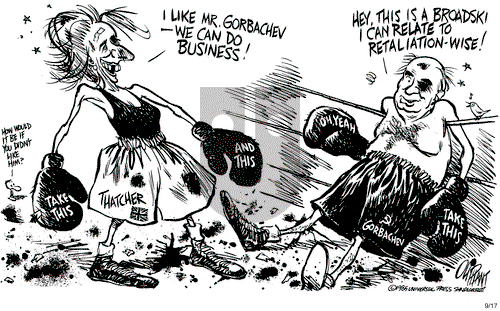 Pat Oliphant on Tuesday September 17, 1985 Comic Strip