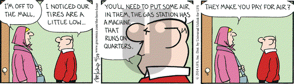 The Born Loser on Tuesday April 29, 2014 Comic Strip