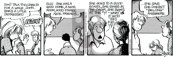 For Better or For Worse on Monday October 7, 1996 Comic Strip