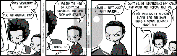 The Boondocks on Monday February 5, 2007 Comic Strip
