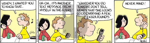 Drabble on Friday February 20, 2009 Comic Strip