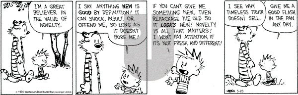 Calvin and Hobbes on Tuesday May 26, 2015 Comic Strip