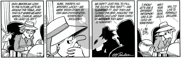 Doonesbury on Thursday November 26, 1992 Comic Strip