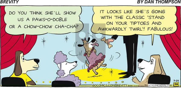 Brevity on Sunday July 24, 2016 Comic Strip