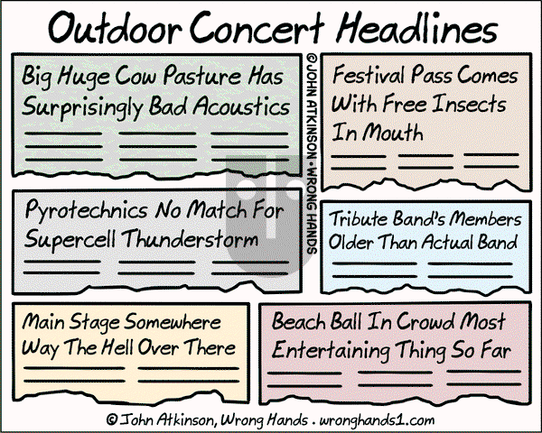 Wrong Hands on Friday July 12, 2024 Comic Strip