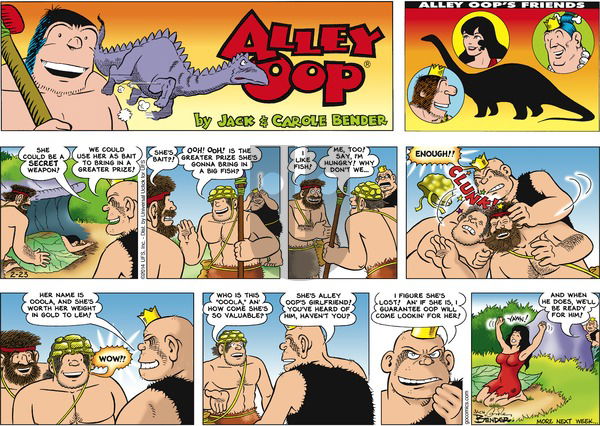 Alley Oop on Sunday February 23, 2014 Comic Strip
