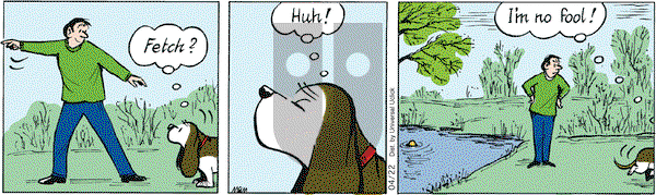 Fred Basset on Monday April 22, 2013 Comic Strip