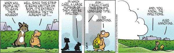 Over the Hedge on Wednesday April 8, 2020 Comic Strip