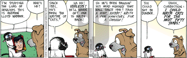 Get Fuzzy on Saturday January 28, 2012 Comic Strip