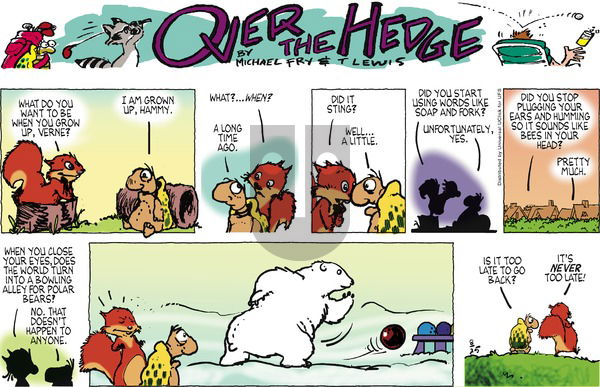 Over the Hedge on Sunday August 25, 2013 Comic Strip