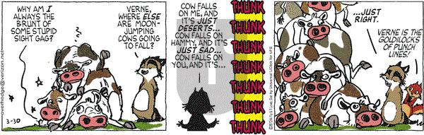 Over the Hedge on Saturday March 30, 2013 Comic Strip