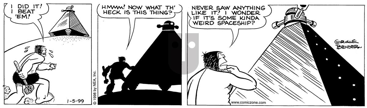 Alley Oop - Tuesday January 5, 1999 Comic Strip
