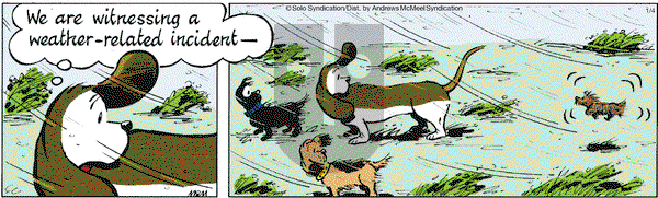 Fred Basset on Thursday January 4, 2018 Comic Strip
