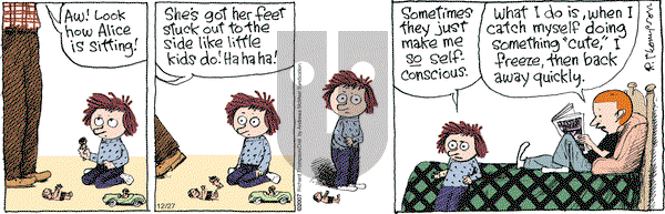 Cul de Sac on Wednesday December 27, 2017 Comic Strip