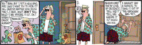 Monty on Thursday October 29, 2009 Comic Strip