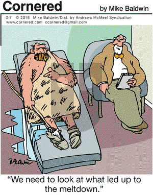 Cornered on Wednesday February 7, 2018 Comic Strip