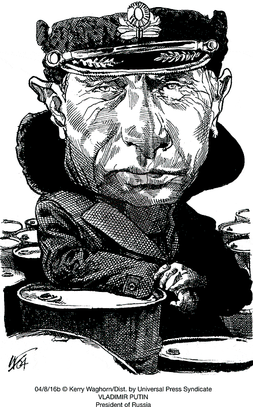Faces in the News by Kerry Waghorn on Monday August 16, 2004 Comic Strip