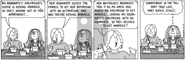 Cathy Classics on Thursday October 13, 1994 Comic Strip